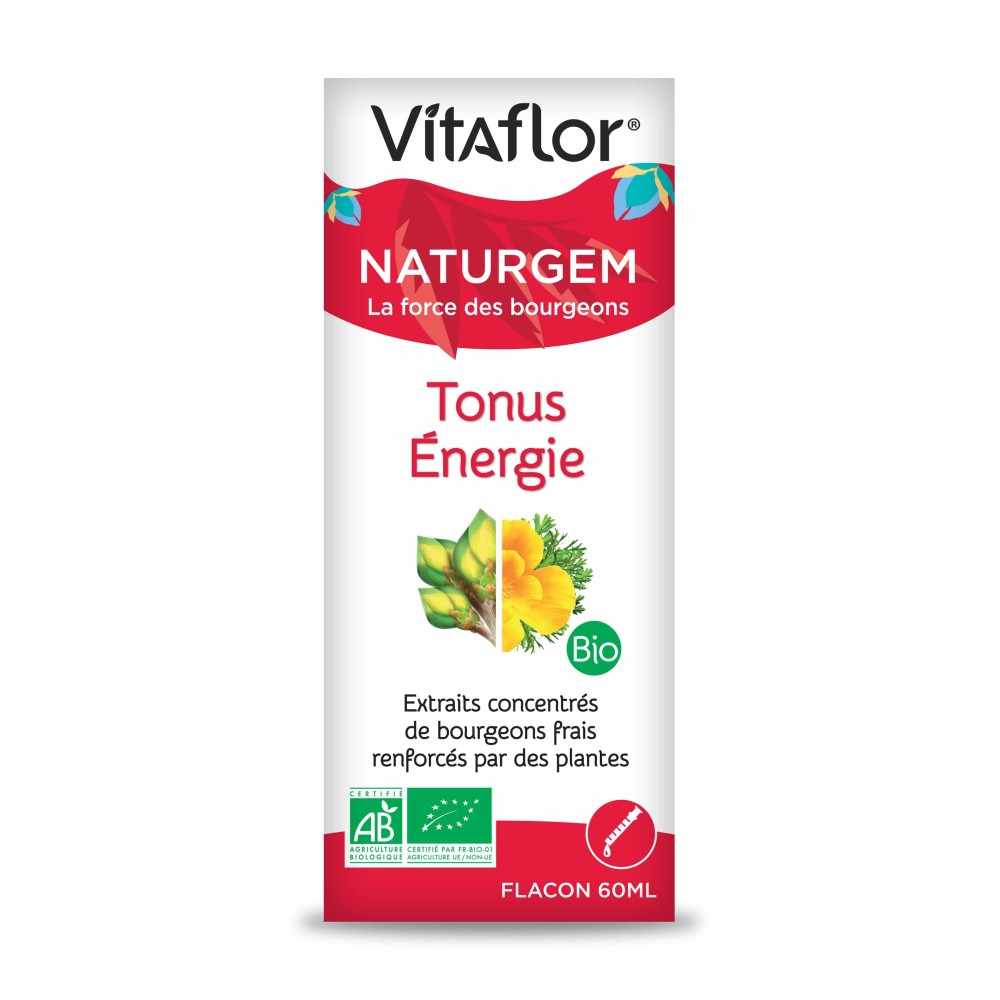 Complexe Tonus-Energie Bio – Complexe gemmo-phyto – Vitaflor
