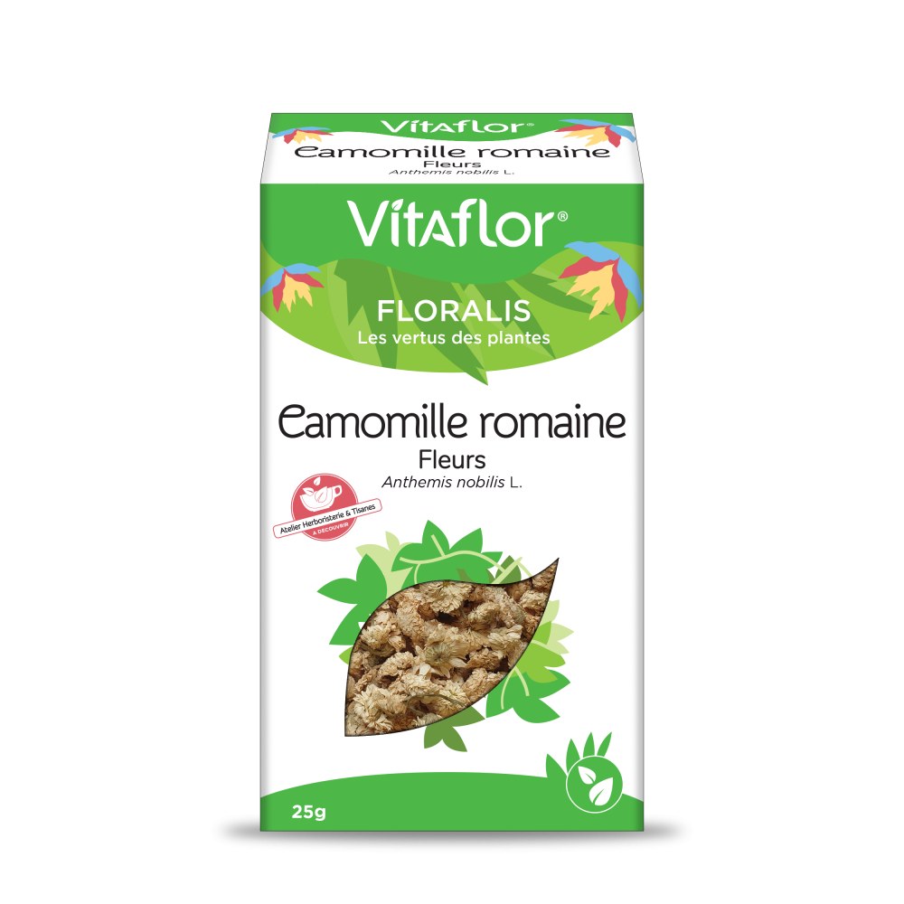 Camomille romaine -  Boite de 25gr - Plante en vrac (fleurs) Vitaflor - 1