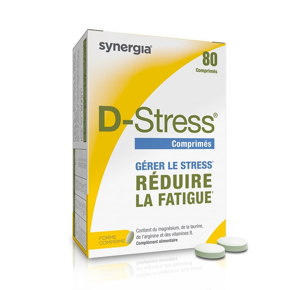 D-Stress – 80 comprimés – Réduit la fatigue Synergia - 1