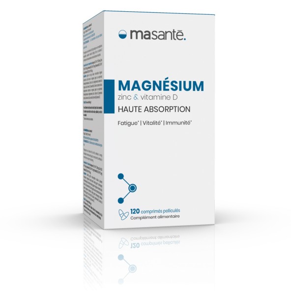 Magnésium 120 comprimés - Haute Absorption - Triple Action: Réduire la Fatigue - Vitalité - Immunité Ma Santé - 2