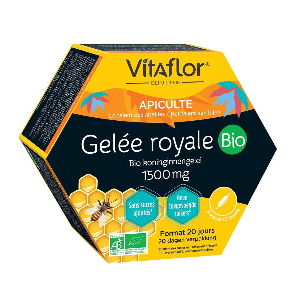 Gelée Royale Bio 1500 mg – Offre spéciale – Vitaflor