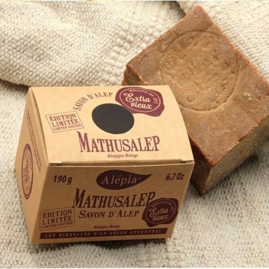 Savon d'Alep - Mathusalep Extra-vieux 190g - Nettoie et hydrate