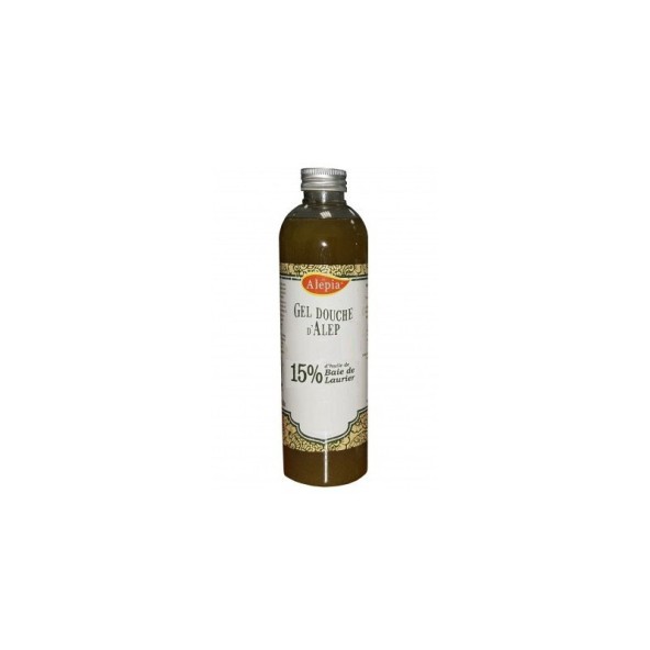Gel Douche d’Alep Bio – 250ml - 15% huile de baie de laurier - Alepia