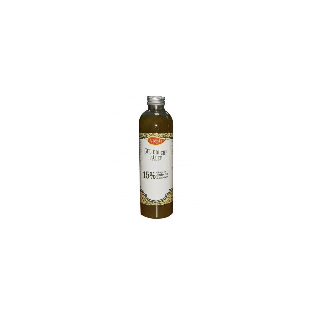 Gel Douche d’Alep Bio – 250ml - 15% huile de baie de laurier - Alepia