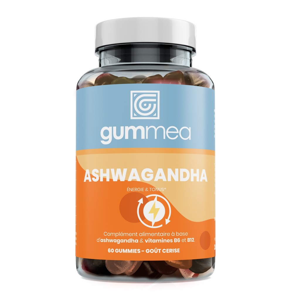 Gummies Ashwagandha - 60 Gommes - Aide à réduire votre fatigue et à vous sentir plus énergique